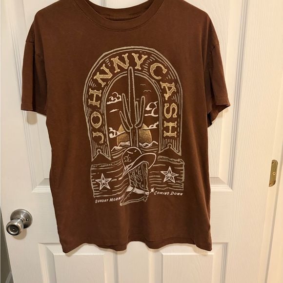 Ash Brown Cash Signature Tee 2