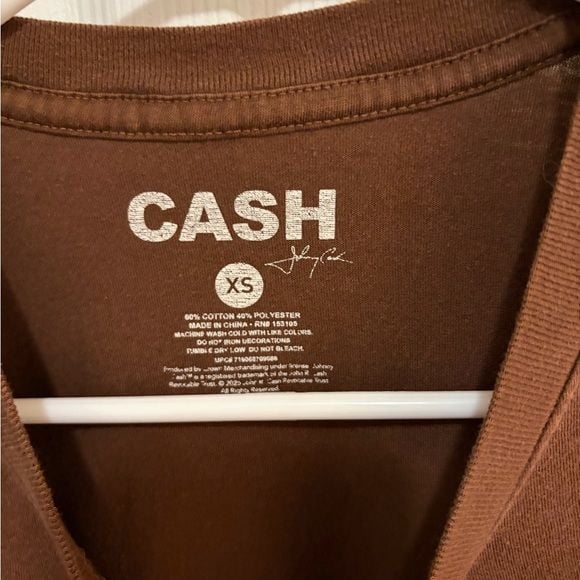 Ash Brown Cash Signature Tee 3