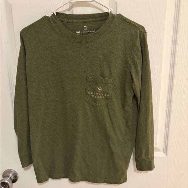 Southern Marsh Youth Olive Tee