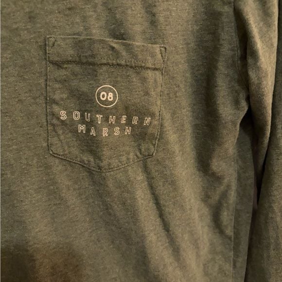 Southern Marsh Youth Olive Tee 3