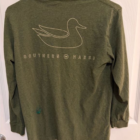 Southern Marsh Youth Olive Tee 5