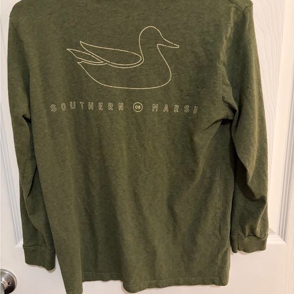 Southern Marsh Youth Olive Tee 6