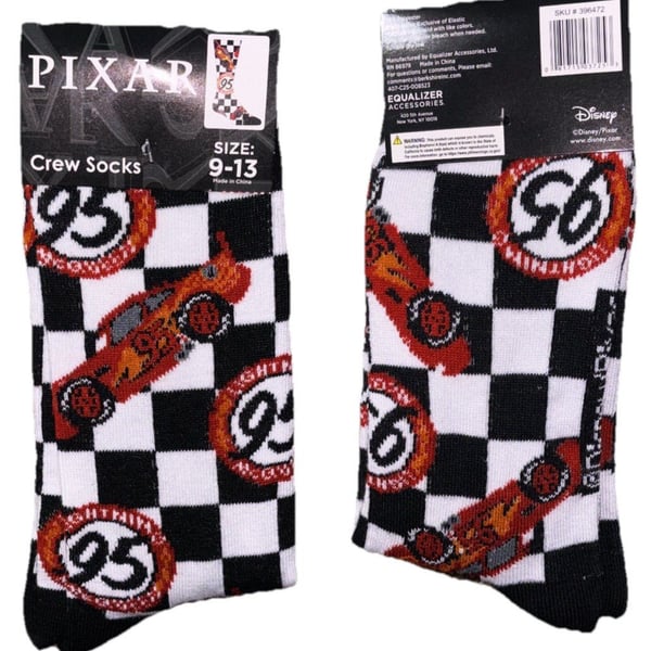 Odd Sox Pixar Crazy Socks Mens 9-13 Crew Socks Novelty Gift Gag Funny