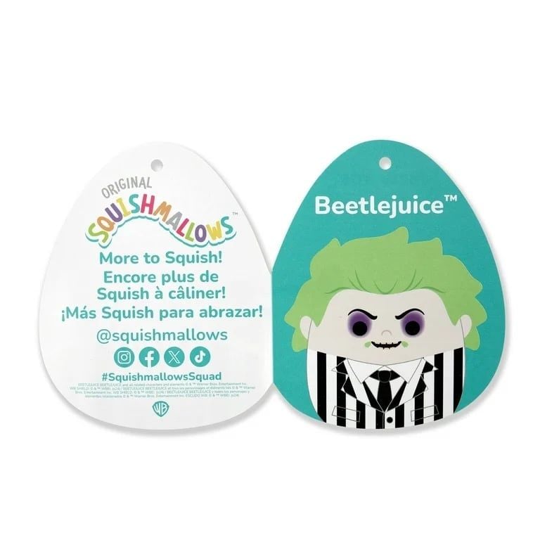 Squishmallows Official Plush 8 inch Beetlejuice - Ultra Soft Stuffed Animal 9