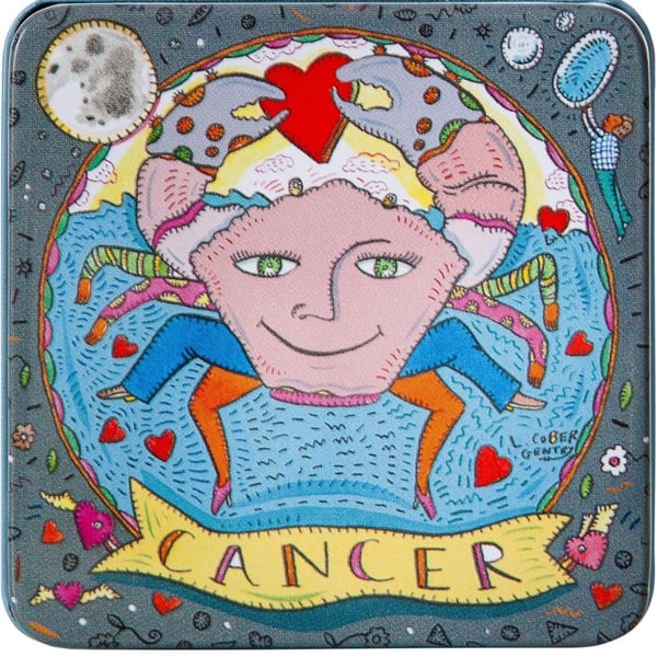 Pre De Provence - Cancer Zodiac Engraved Bar Soap in Gift Tin