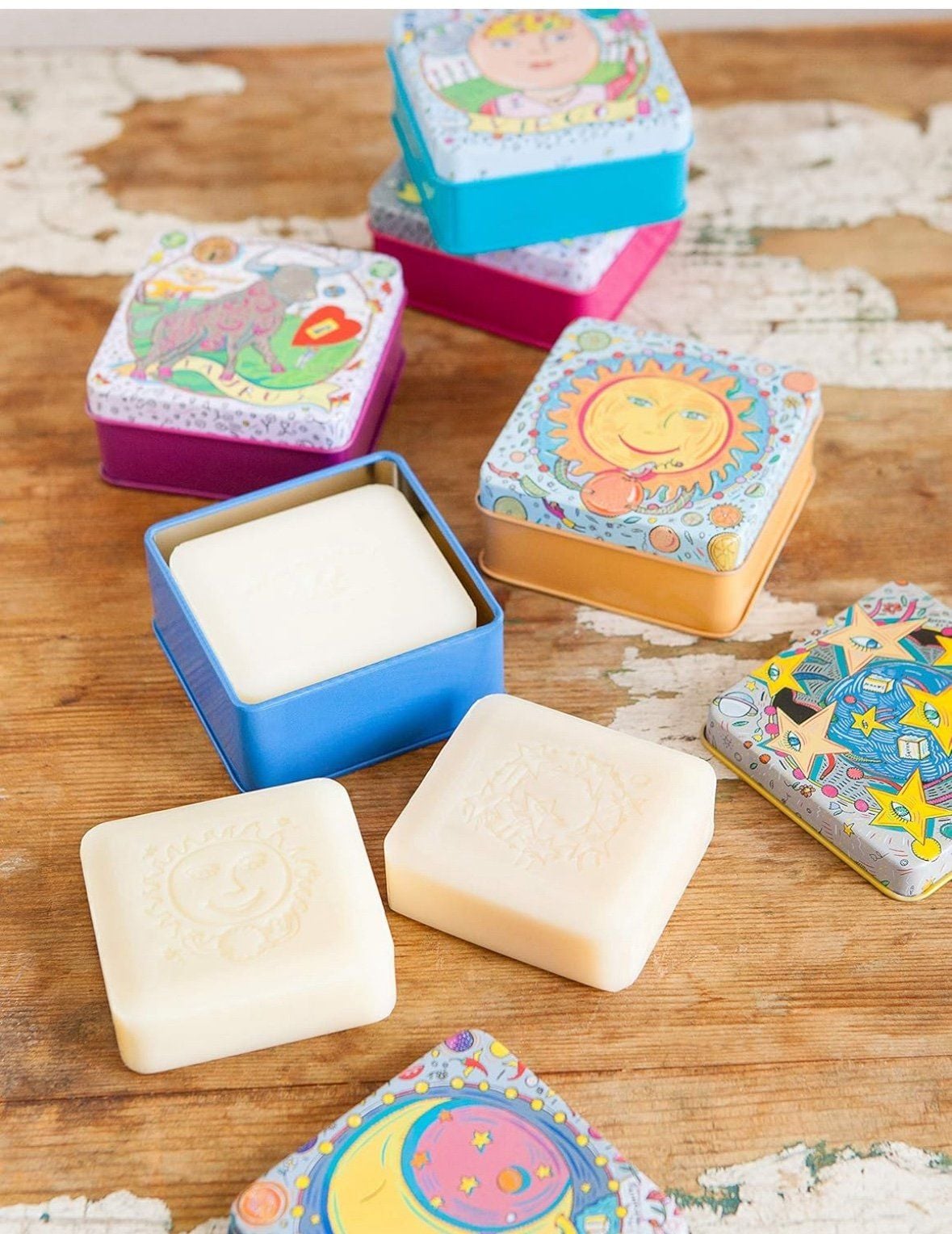 Pre De Provence - Cancer Zodiac Engraved Bar Soap in Gift Tin 8
