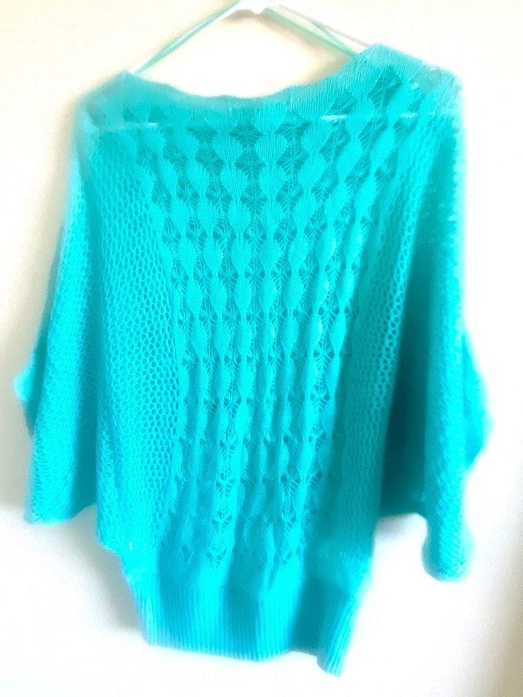 C’est Toi Knit Wing Arm Pullover Top - M 3