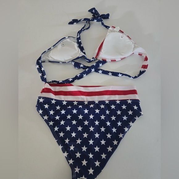 Bikini Red White and Blue Stars & Stripes American 3