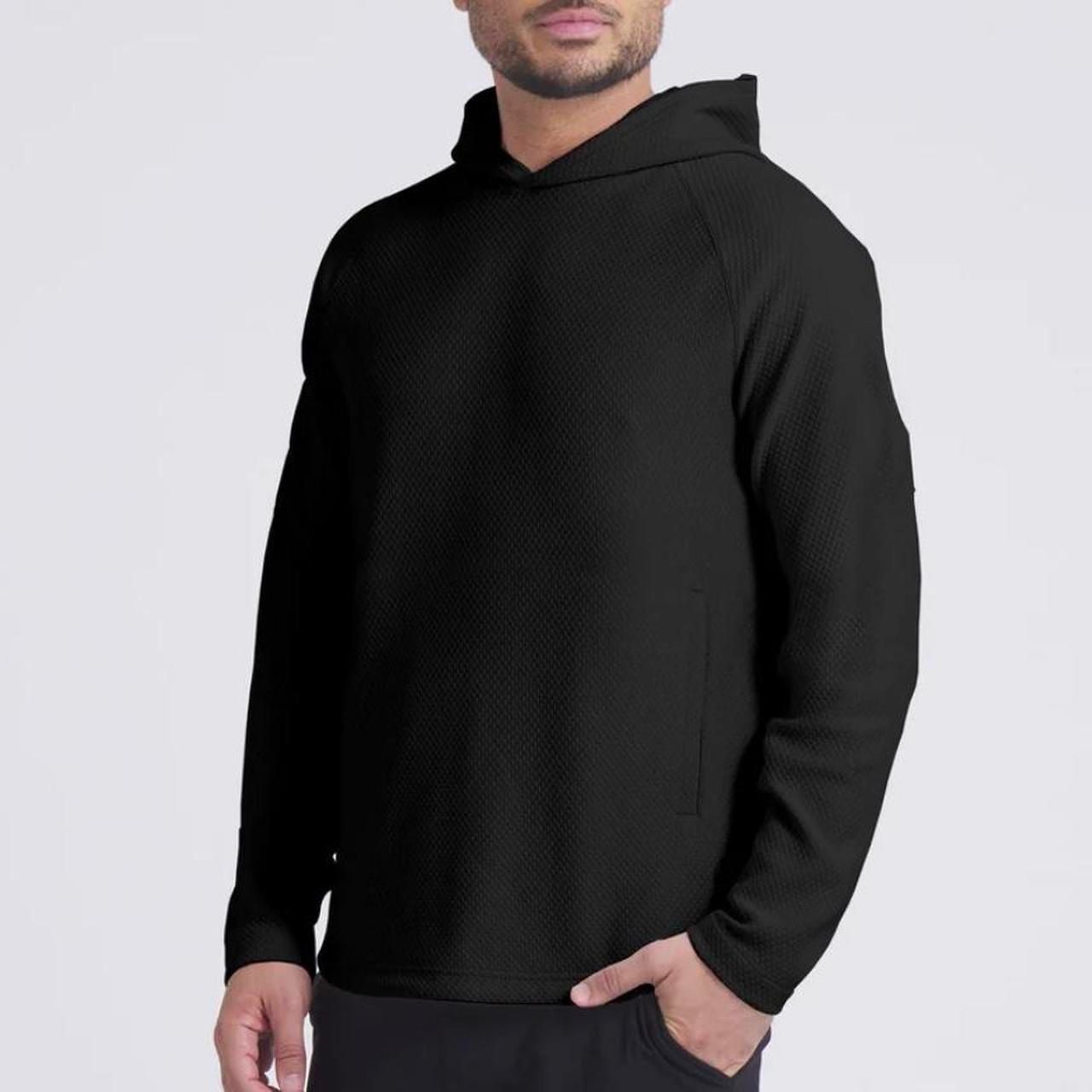 NWT Puma Boulder 2.0 Golf Hoodie, Black Textured Active Pullover, Men's L 4