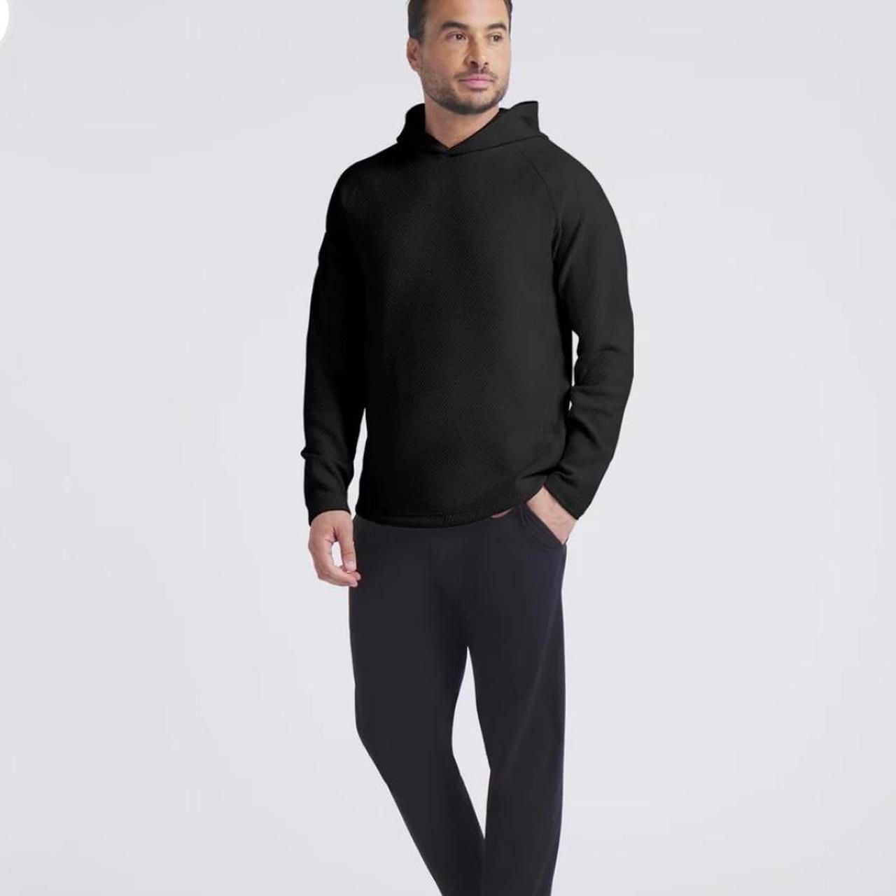 NWT Puma Boulder 2.0 Golf Hoodie, Black Textured Active Pullover, Men's L 6