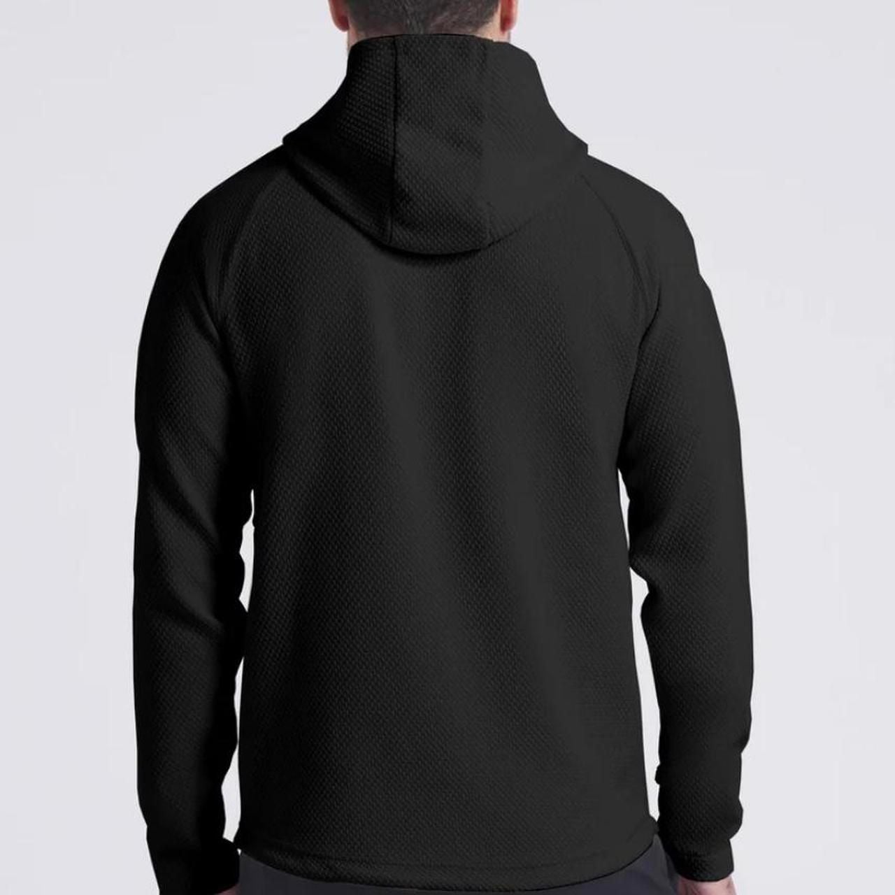 NWT Puma Boulder 2.0 Golf Hoodie, Black Textured Active Pullover, Men's L 7
