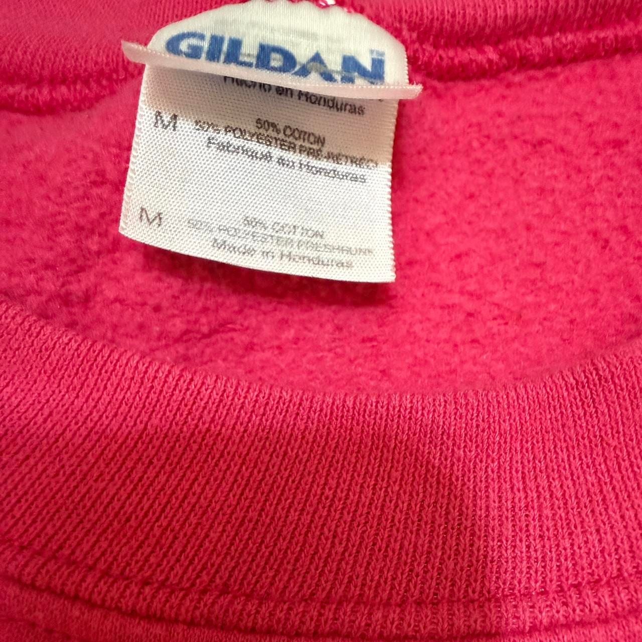 Vibrant Pink Outer Banks OBX Barrier Island Graphic Crewneck Sweatshirt, Size M 2