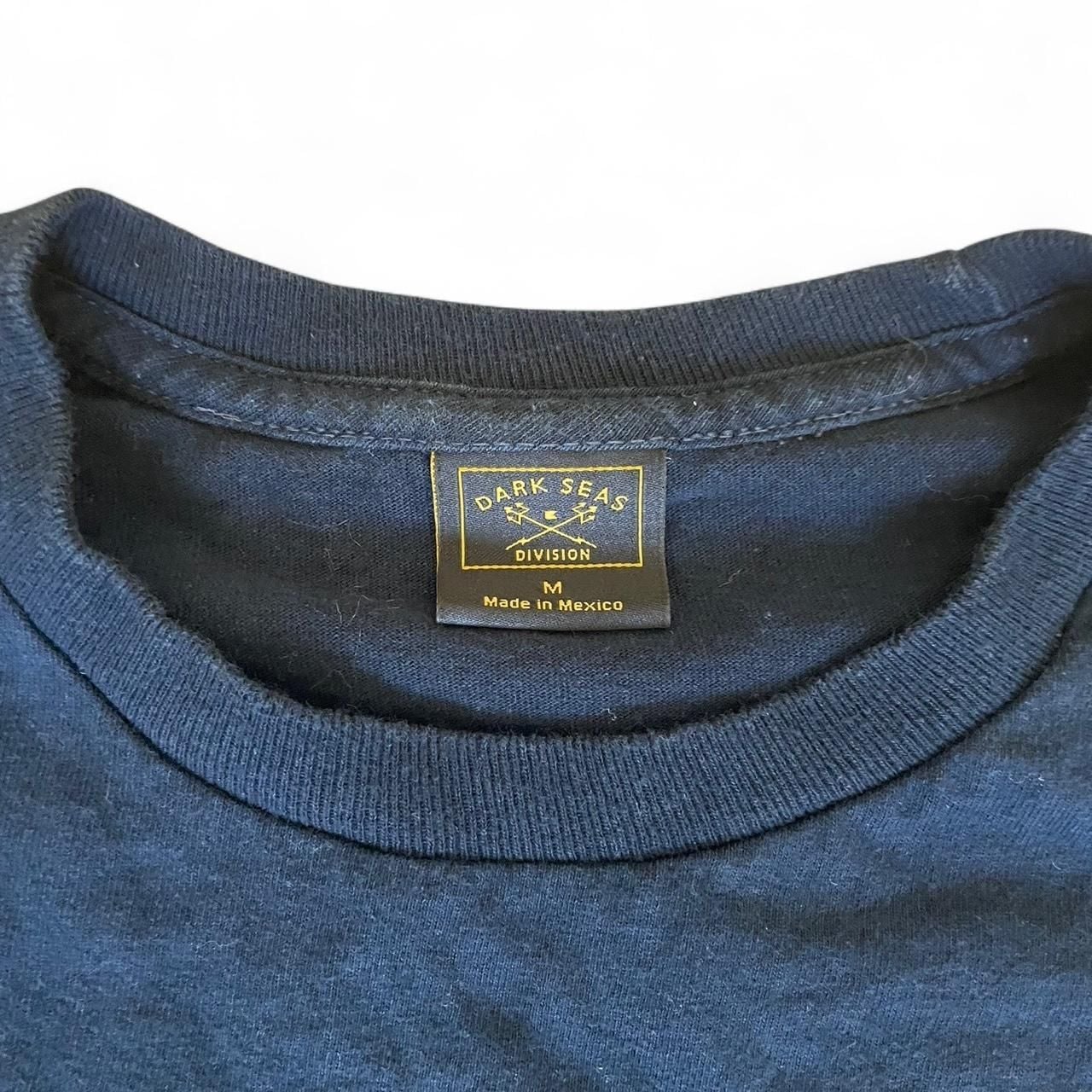 Dark Seas Navy Blue Marlin Graphic T-Shirt - Men's Size M - Skater Y2K 4