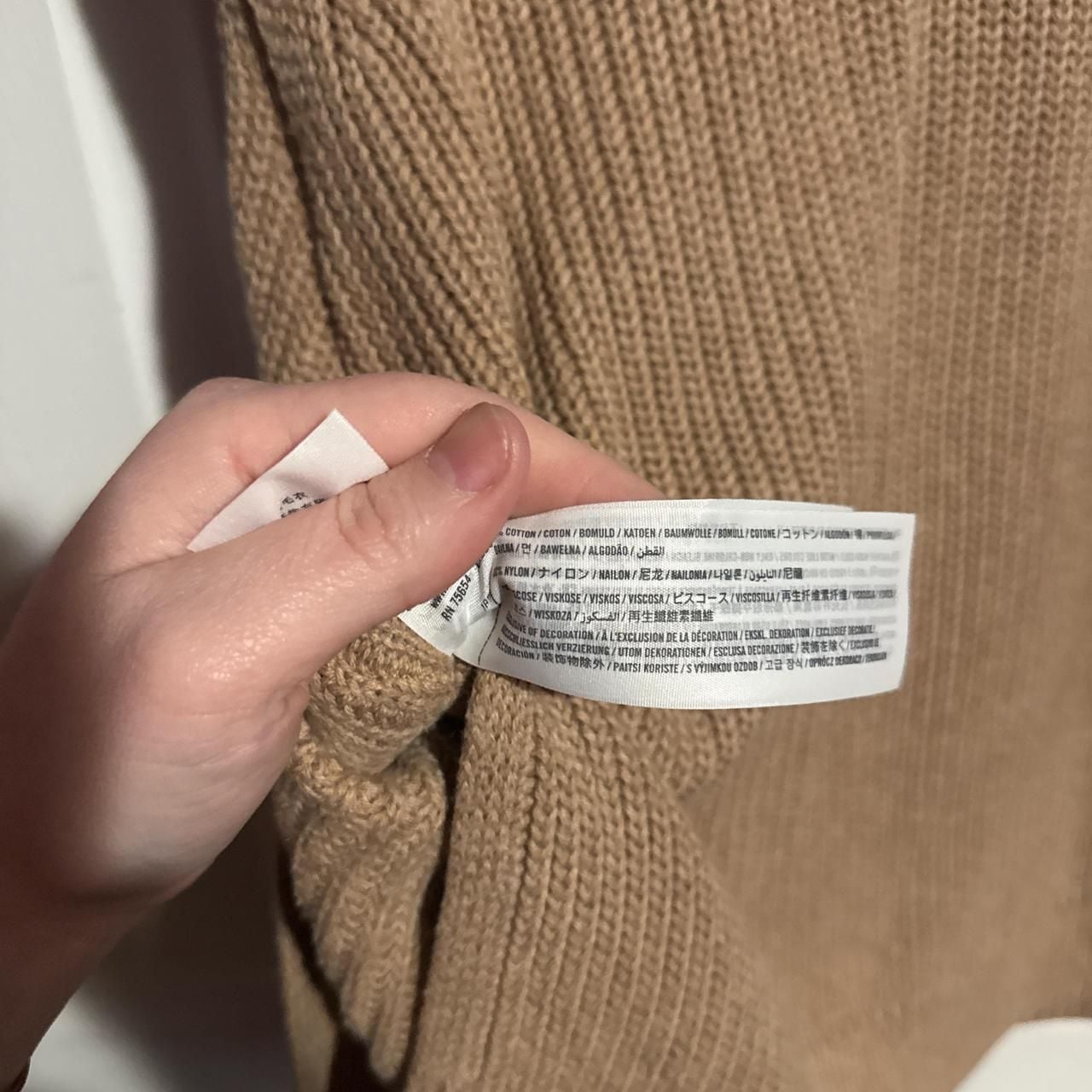 Abercrombie & Fitch Sleeveless Turtleneck Knit Sweater Vest, Tan, Size M 7