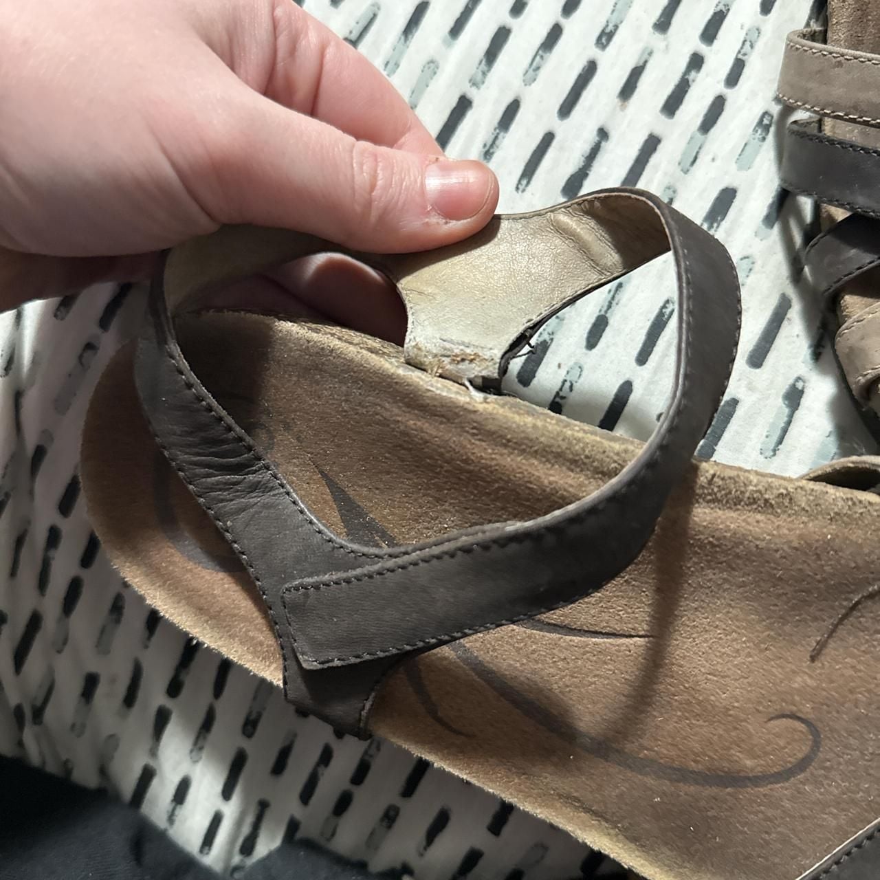 Abeo B.I.O.system Strappy Sandals, Brown Leather, Women's Size 10 6