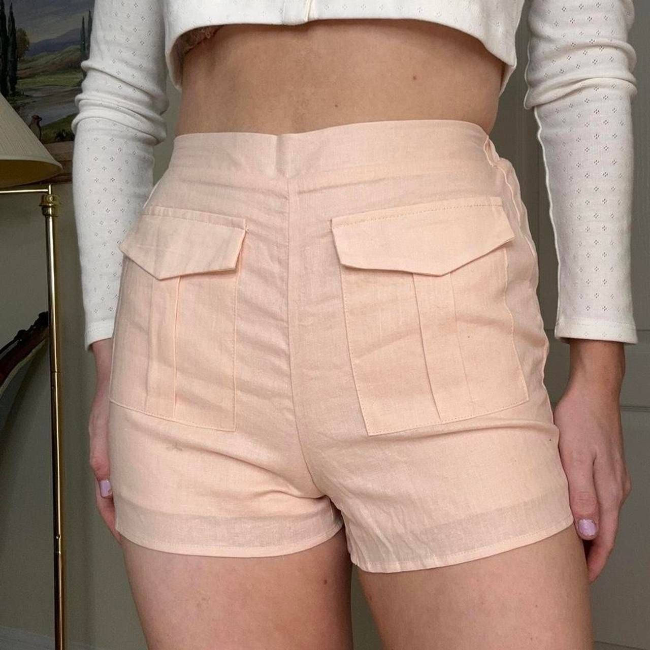 Dee Elly Pink Linen Shorts 5