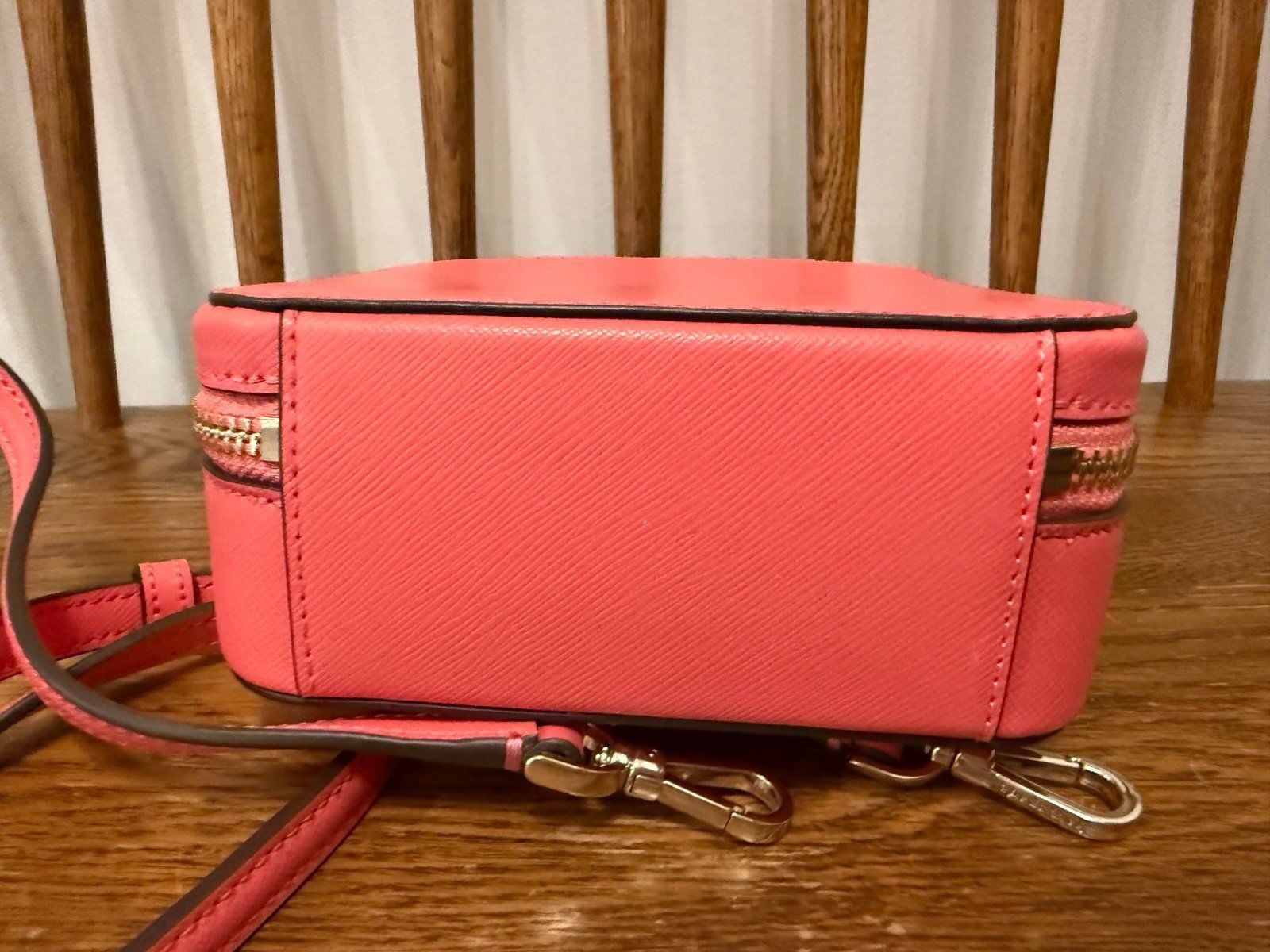 Kate Spade Daisy Vanity Crossbody Bag - Pink Saffiano Leather 5