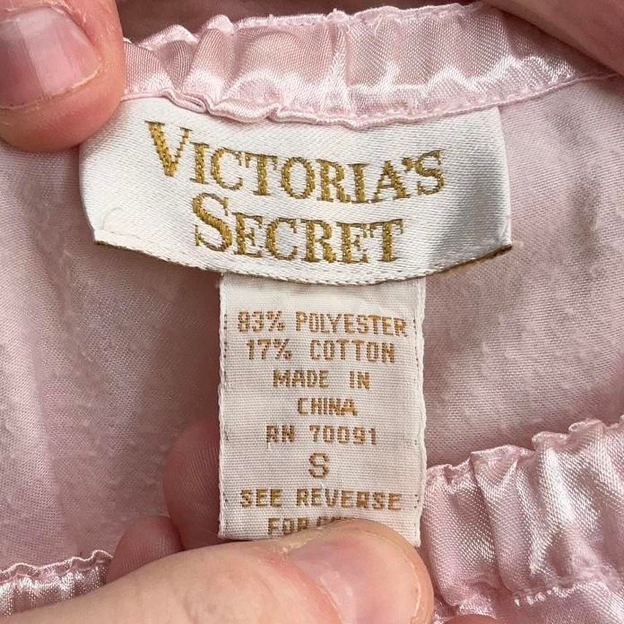 Victoria's Secret Gold Label Vintage Satin Pajama Pants 6