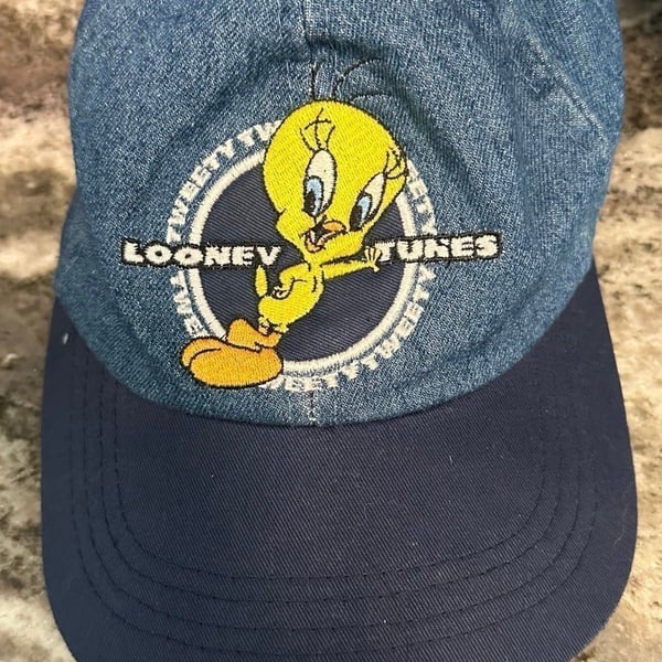 1998 Looney Tunes Tweedy Bird denim hat