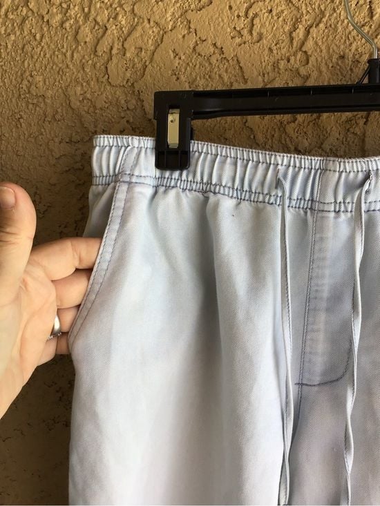 Mambo Jogger Pants Women’s Size 8 Light Blue Elastic Waist Casual Denim 4