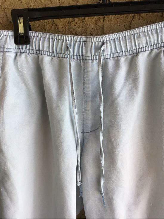 Mambo Jogger Pants Women’s Size 8 Light Blue Elastic Waist Casual Denim 5