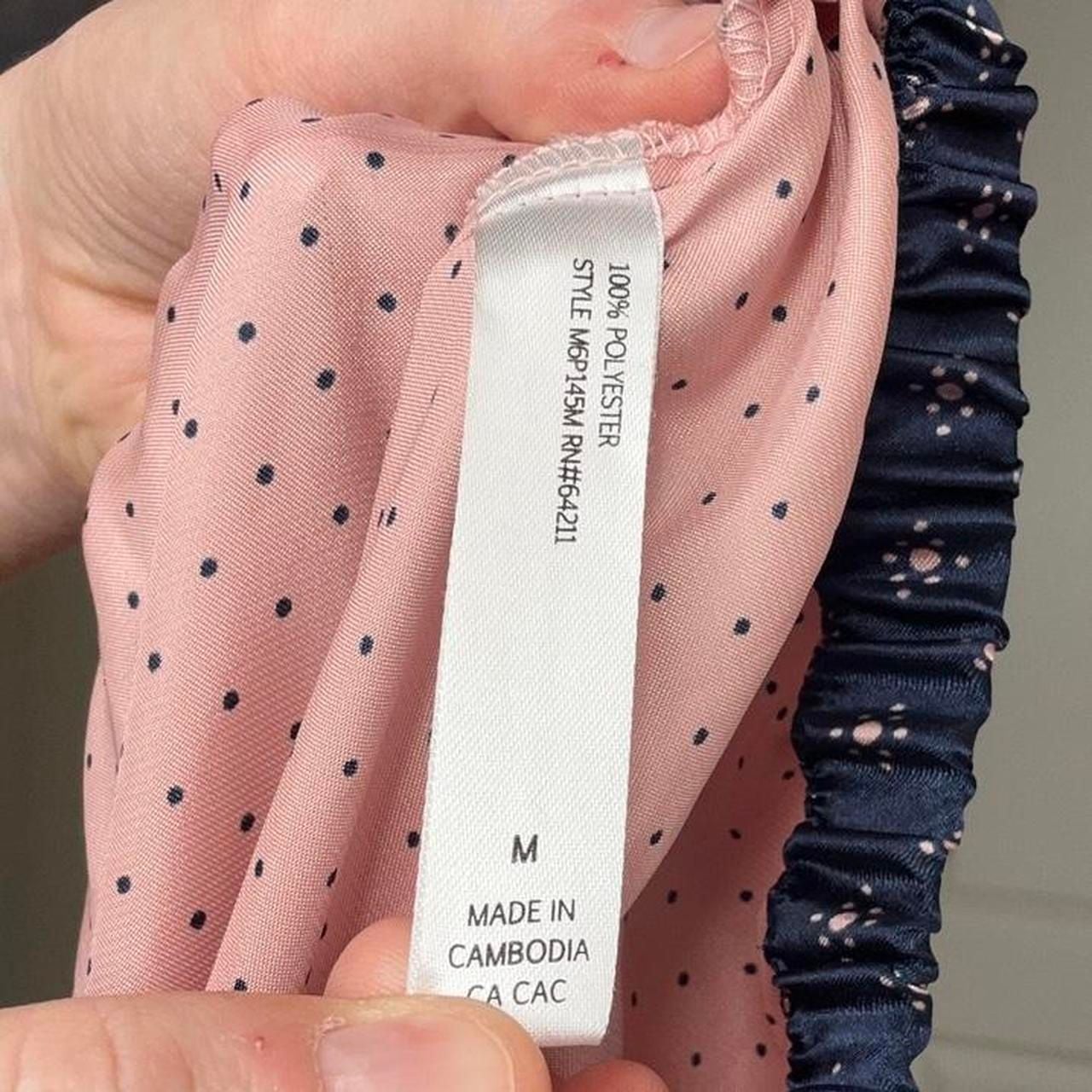 Victoria's Secret Pink Polka Dot Satin Pajama Pants 6