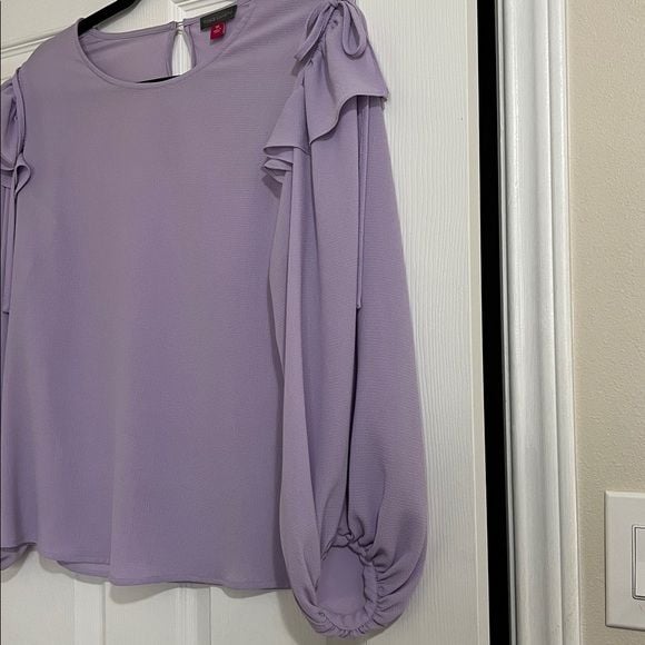 Vince Camuto Lilac Textured Blouse 3