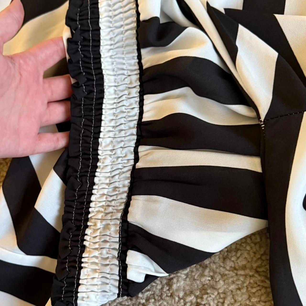 Touch Me Striped Wrap Front Crop Top 7