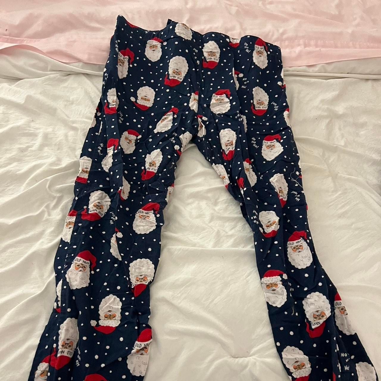 Old Navy Match the Fam! Santa Claus Christmas Pajama Pants 7