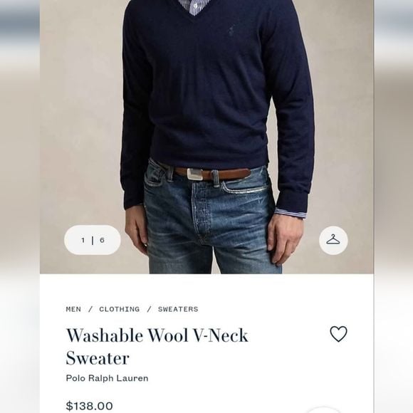 Ralph Lauren Black Crewneck Sweater with Pony Emblem. $138 Online (See Pic) 4