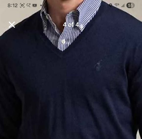 Ralph Lauren Black Crewneck Sweater with Pony Emblem. $138 Online (See Pic) 5