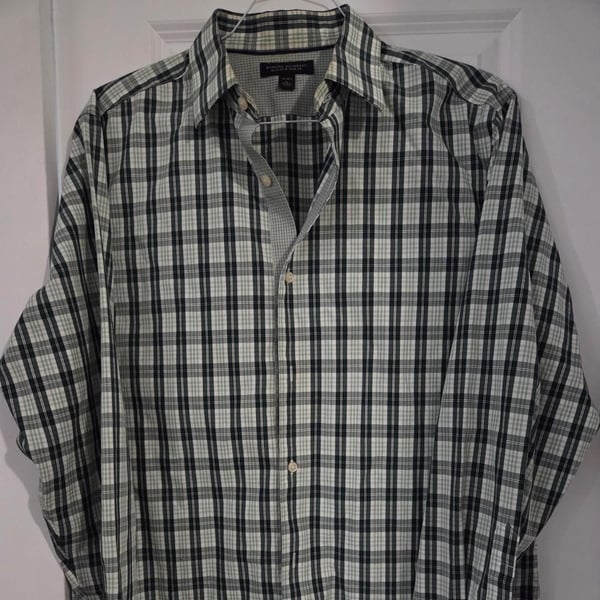 Banana Republic Non-Iron Slim Fit Plaid Shirt