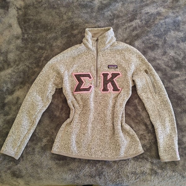 Patagonia Better Sweater 1/4 Zip Sigma Kappa Sorority Fleece