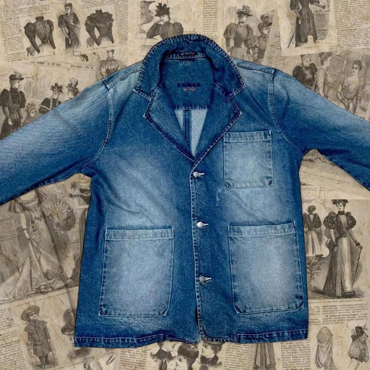 Koman Sports Vintage Denim Chore Jacket 2XL Deadstock 2