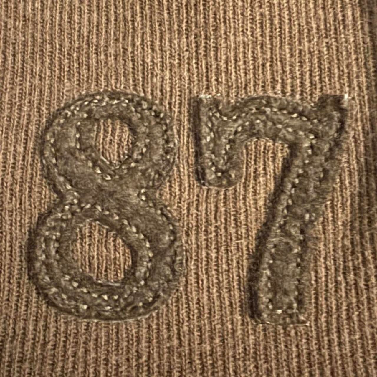 Aeropostale Vintage 2000s 1/4 Zip Brown Pullover Sweater 4