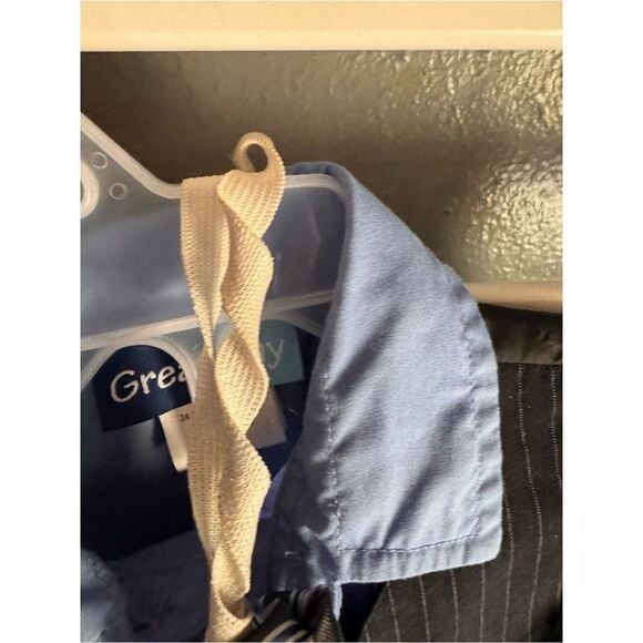 Great Guy Brand Boys' Black and Blue Suit Set 5