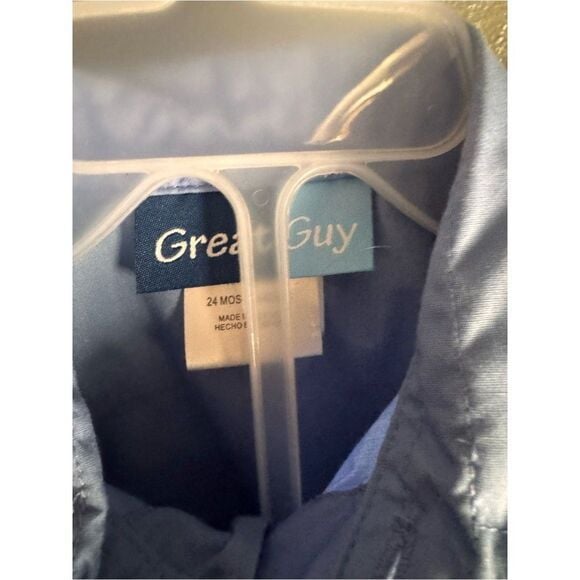 Great Guy Brand Boys' Black and Blue Suit Set 6