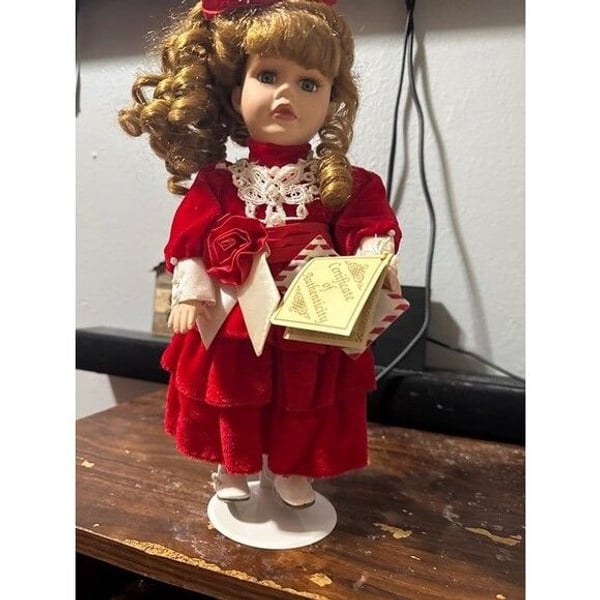 Collectors Choice Valentines Day Porcelain Doll