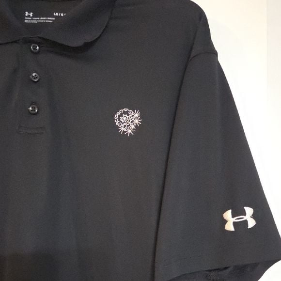 Black Under Armour polo shirt. Retails For $40 to $95 (See Pic) 3