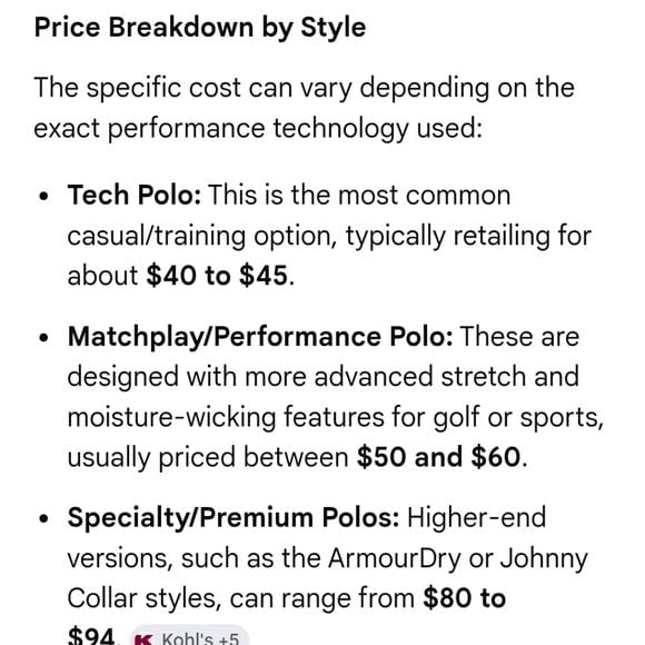 Black Under Armour polo shirt. Retails For $40 to $95 (See Pic) 6