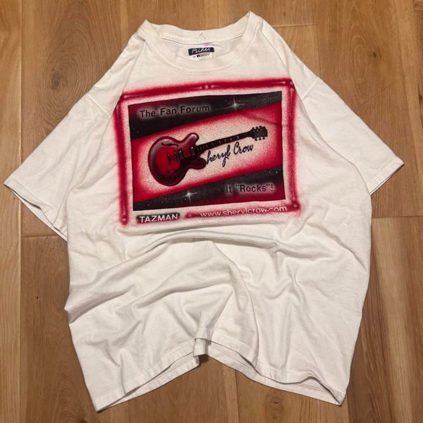 Vintage Sheryl Crow Fan Forum Airbrushed Russell Athletic T-Shirt