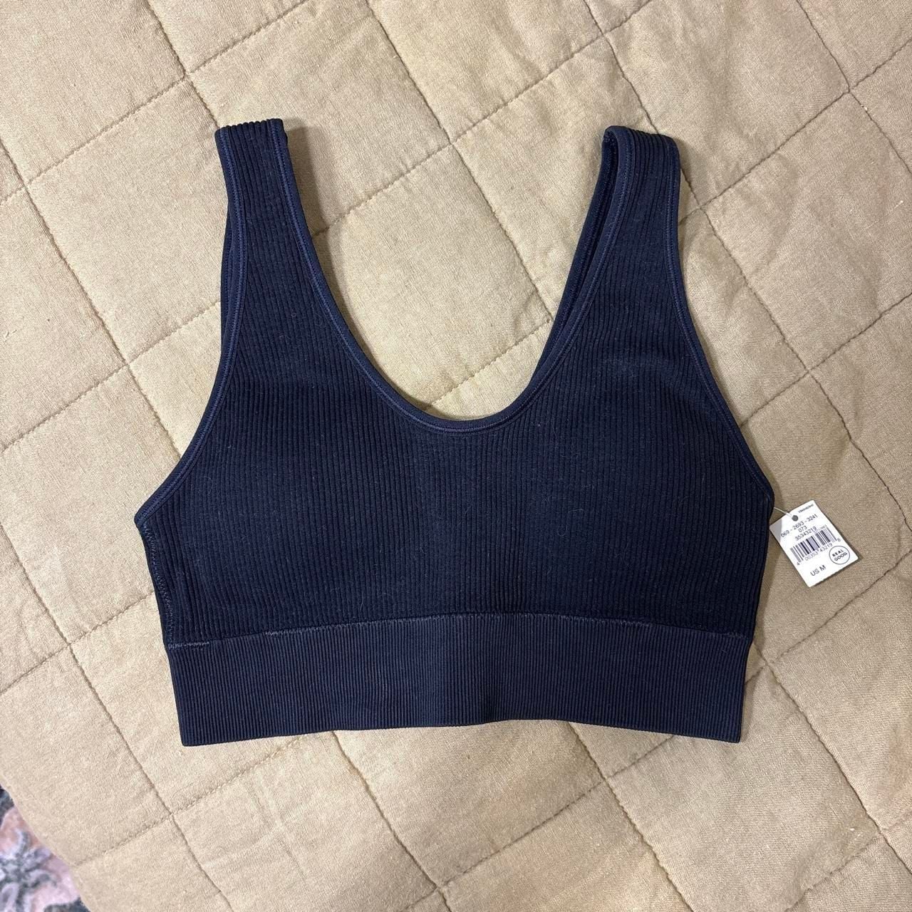 Aerie OFFLINE Strappy Colorblock and Ribbed Seamless Sports Bra Bundle 5