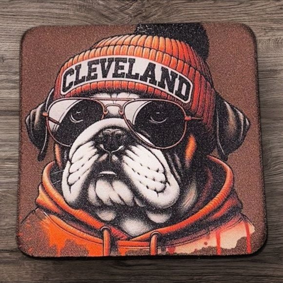 Cleavland Browns Mascot Coasters
1 for $6 or 4 for $25 1