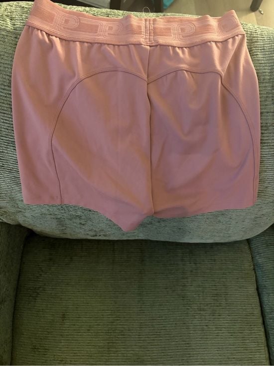 PINK Victoria's Secret Coral Pink & Navy Athletic Shorts Duo 4