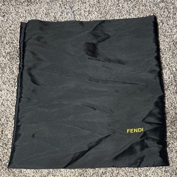 Fendi Black Drawstring Dust Bag