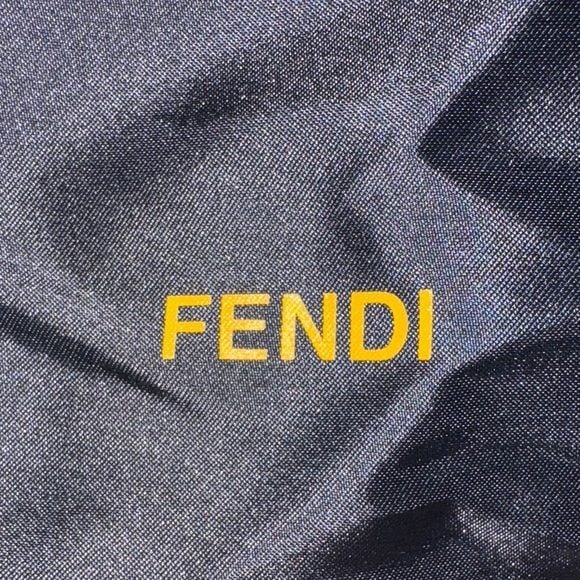 Fendi Black Drawstring Dust Bag 7