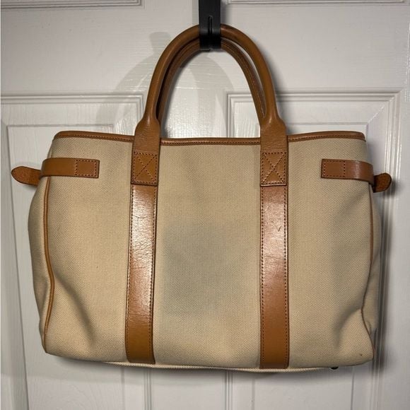 Burberry Authenticated Blue Label Canvas Tote Bag 3