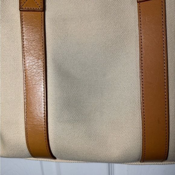 Burberry Authenticated Blue Label Canvas Tote Bag 7