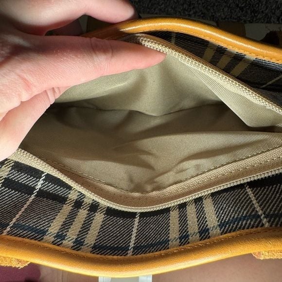 Burberry Authenticated Blue Label Canvas Tote Bag 11