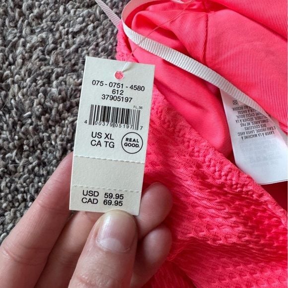 Aerie NWT Hot Pink Cutout One Piece Swimsuit 9